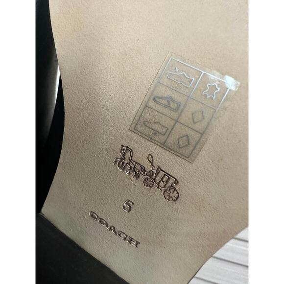 Coach Pheobe Leather Suede Bootie Sz 5 Brand New - Picture 13 of 13